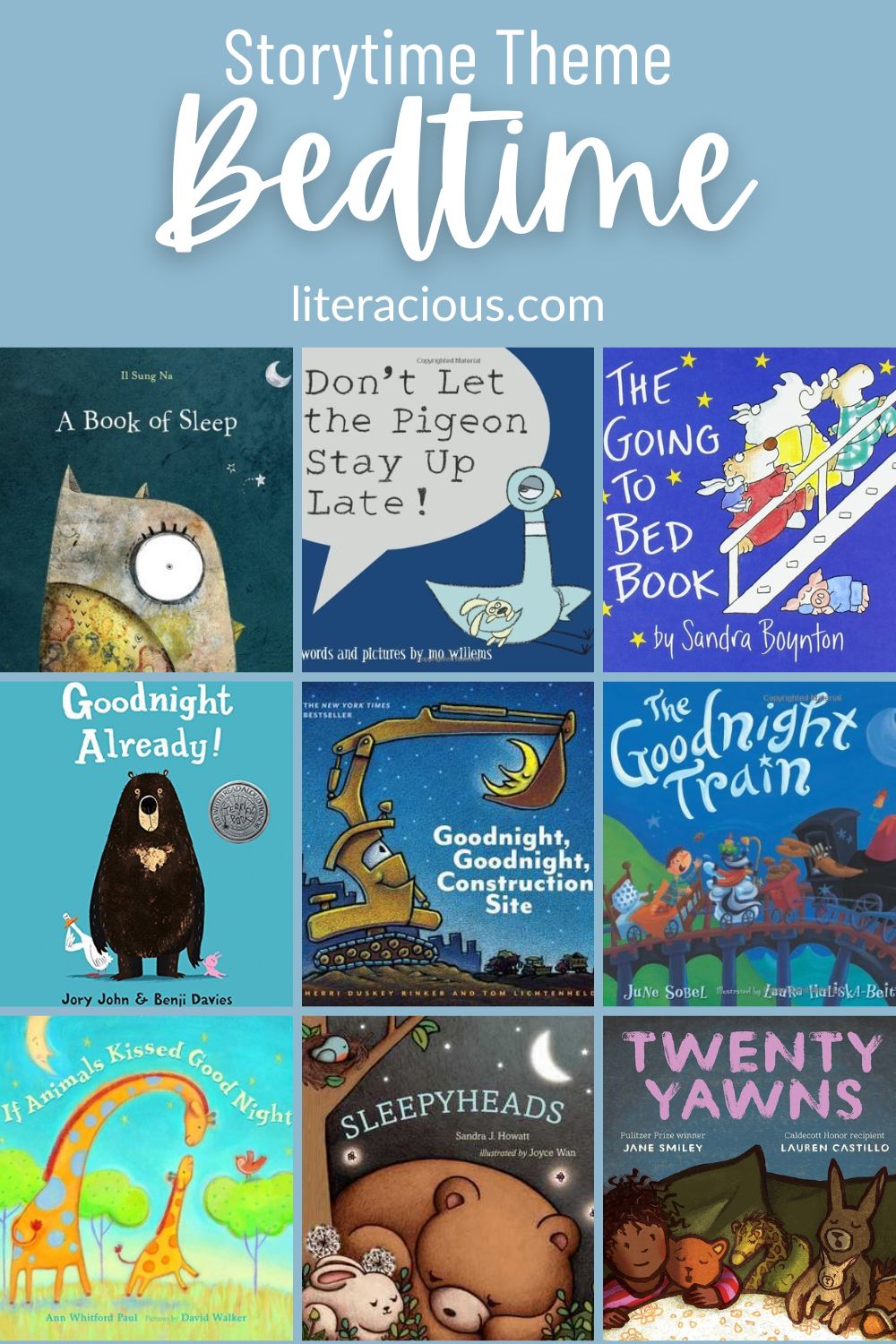 Storytime Theme: Bedtime – Literacious